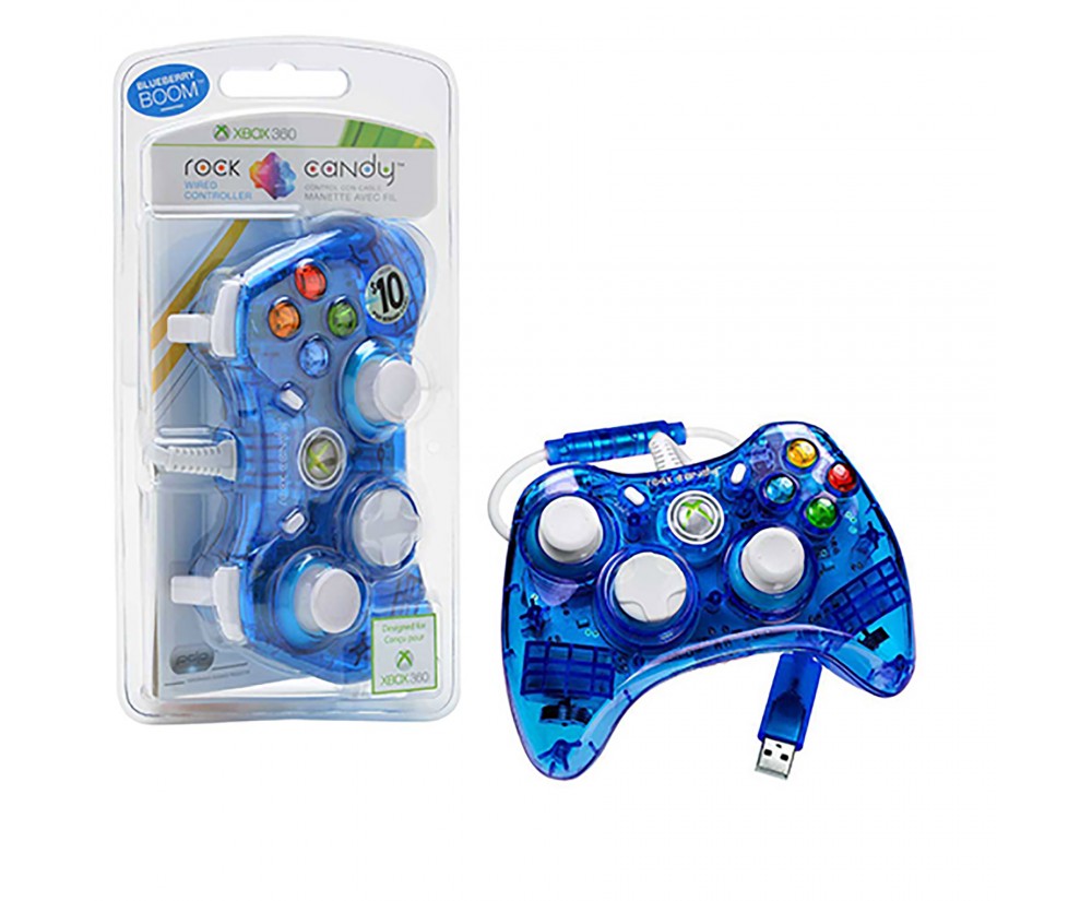 Xbox 360 Rock Candy Controller in Blue (PDP)