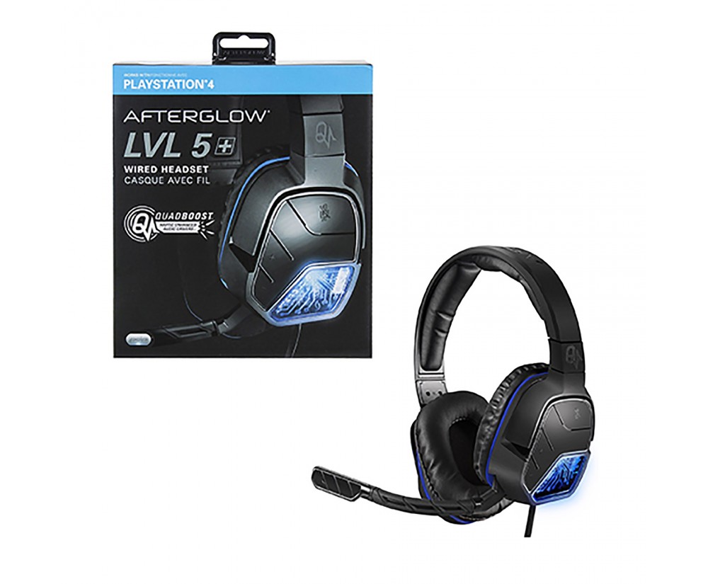 Wired (PDP) - PS4 Afteglow Level 5 Plus Headset