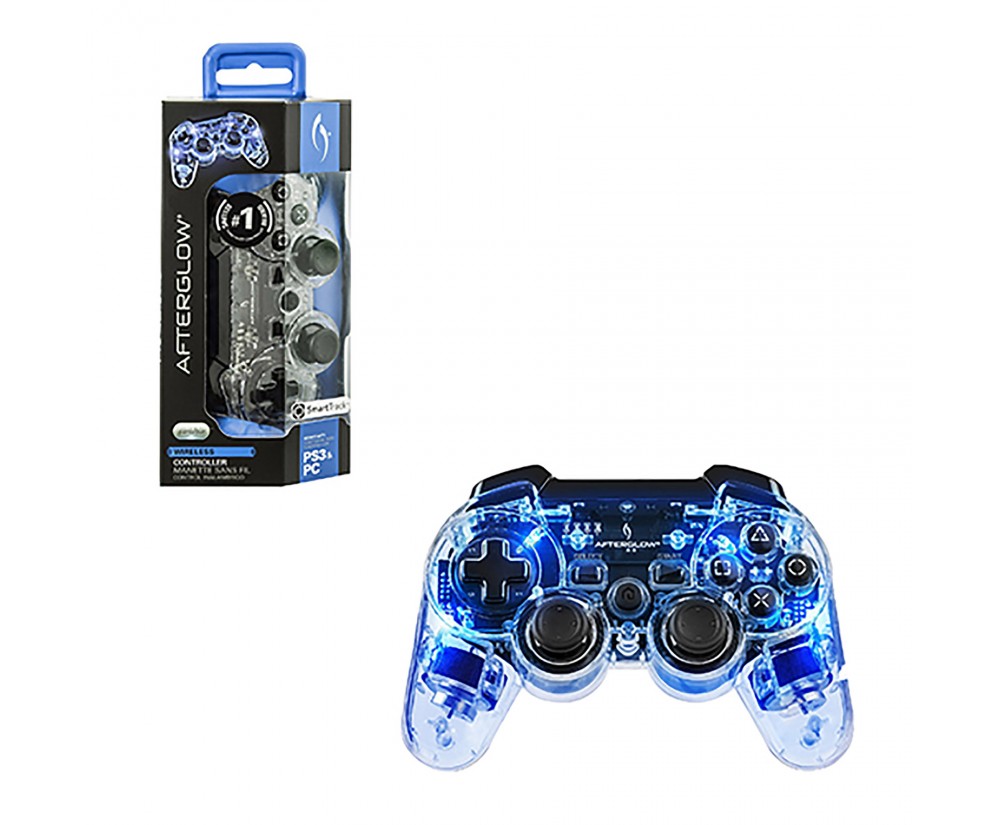 PS3 Blue Afterglow Wireless Controller (PDP)
