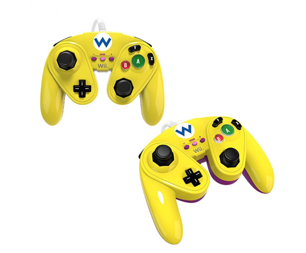 Wario Fight Pad Wii&Wii U Wired Controller (PDP)