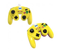 Wario Fight Pad Wii&Wii U Wired Controller (PDP)