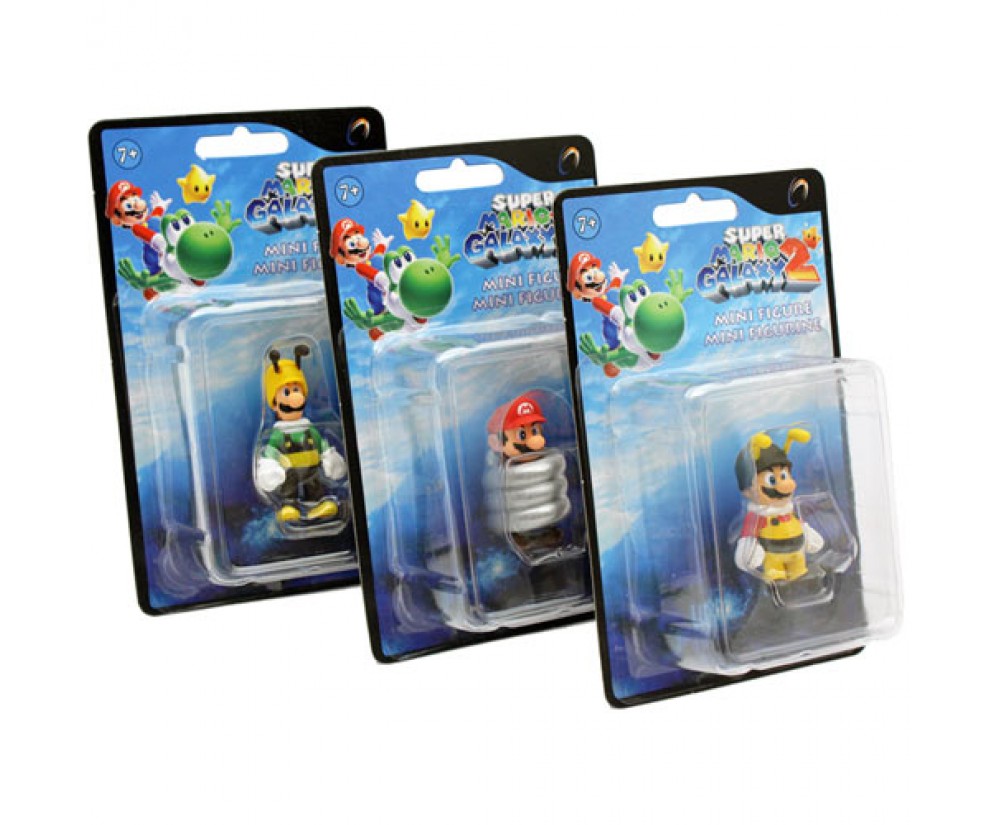 Wave 1 - Mario Galaxy 2 Mini Figures - 24 Case Pack