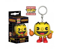Pac Man Keychain Figure