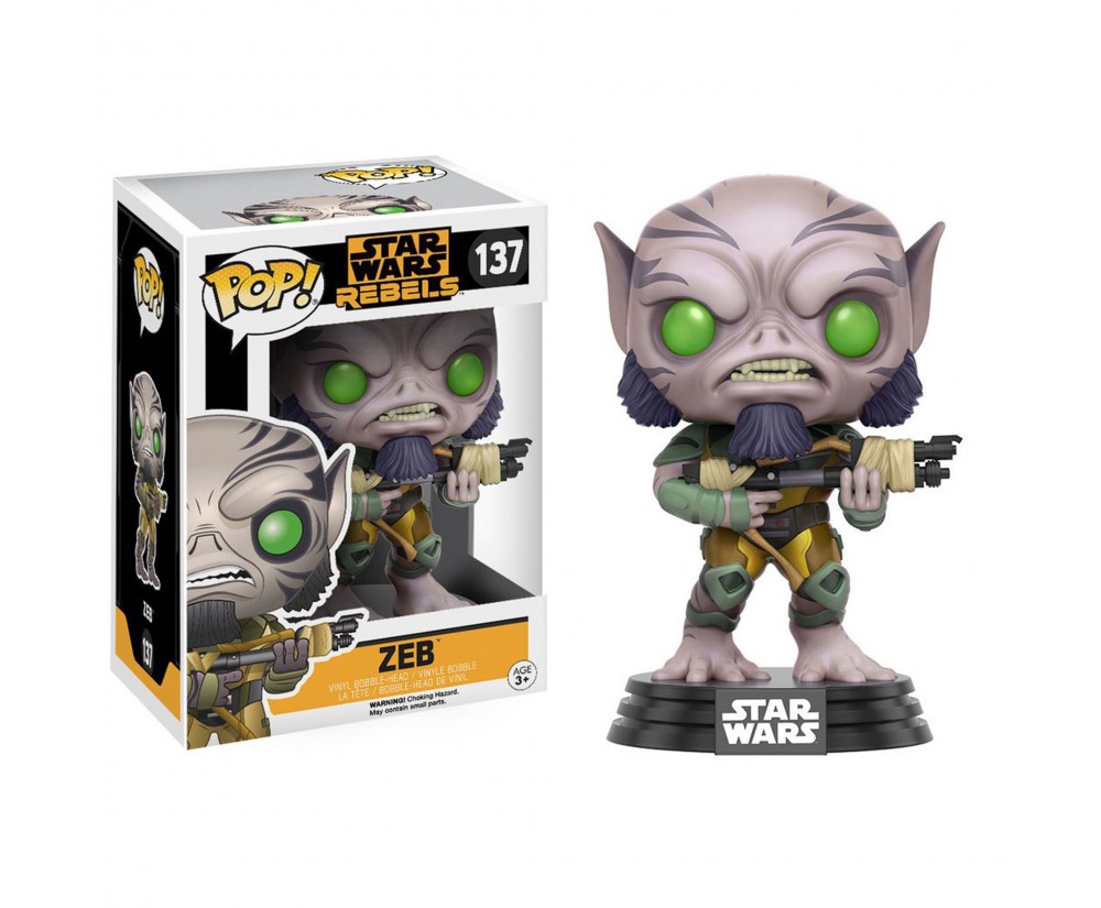 POP - Toy - Vinyl Figure - Star Wars Rebels - Zeb