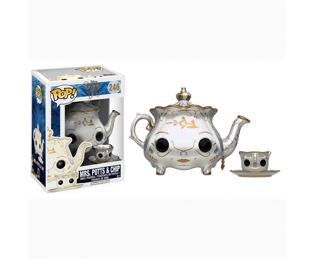 POP - Toy - Vinyl Figure - Disney - Beauty&The Beast - Mrs. Potts&Chips
