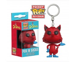 Pocket POP Keychain- Vinyl Figure - Toy - Dr. Seuss - Fox in Socks
