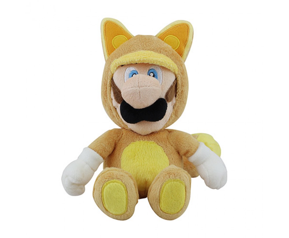 Super Mario Kitsune Luigi13" Plush Toy by Nintendo