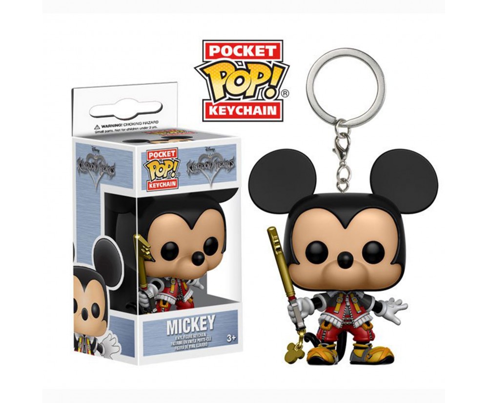Pocket POP Keychain- Vinyl Figure - Toy - Kingdom Hearts - Mickey