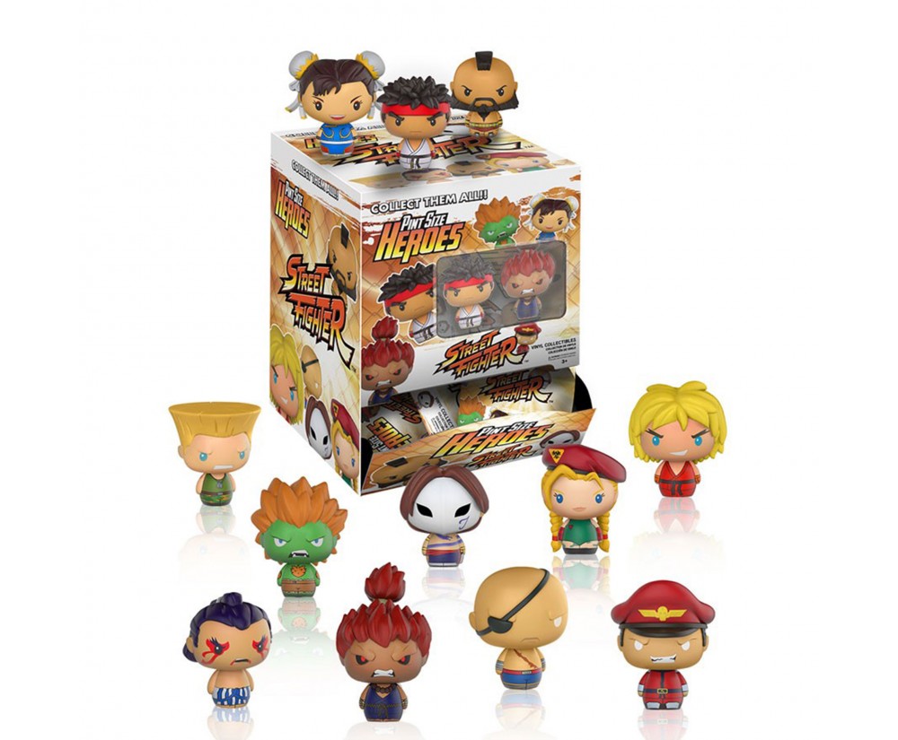Street Fighter - Toy - Pint Size Figures - 24 pc PDQ