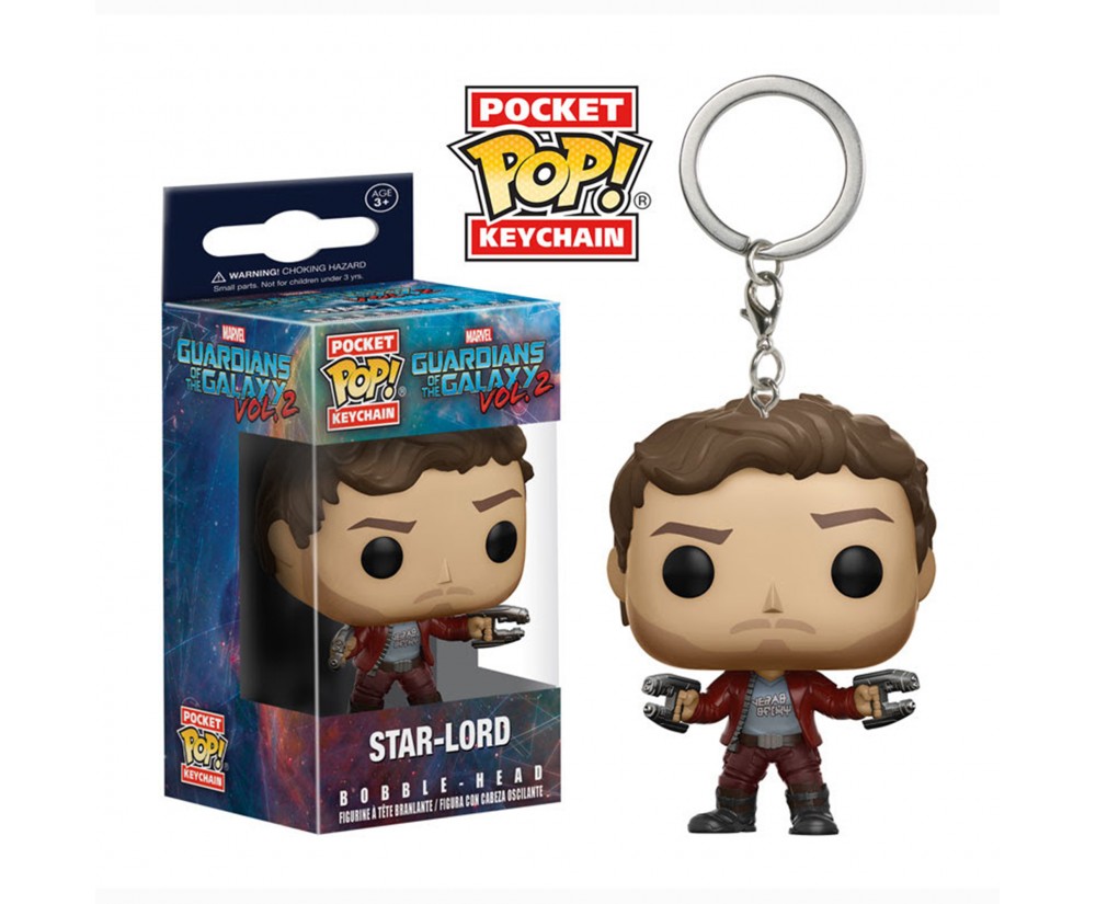 Pocket POP Keychain- Vinyl Figure - Toy - Guardians of the Galaxy 2 - Star-Lord (Marvel)