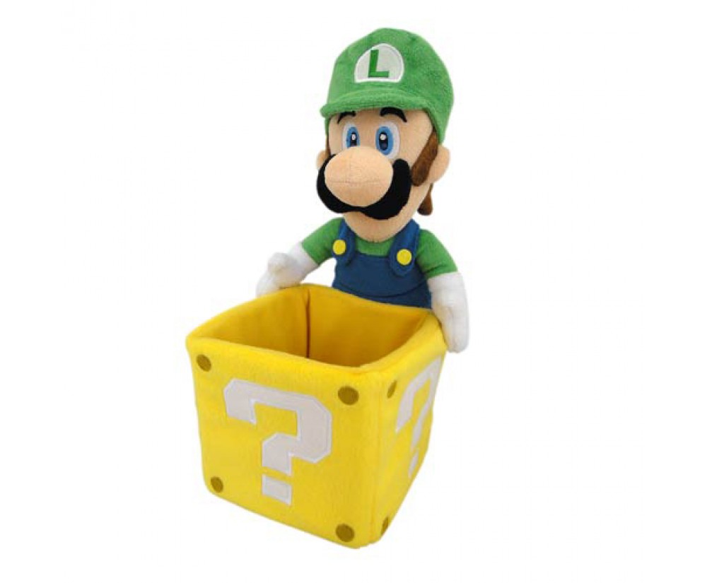 Mario Luigi Coin Box Plush Toy 9" (Nintendo)