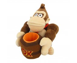 Donkey Kong Barrel Plushy Toy 8" by Nintendo