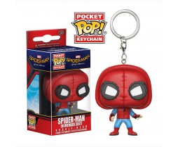 Pocket POP Keychain- Vinyl Figure - Toy - Marvel: Spider-Man - Spider-Man (Homemade Suit)