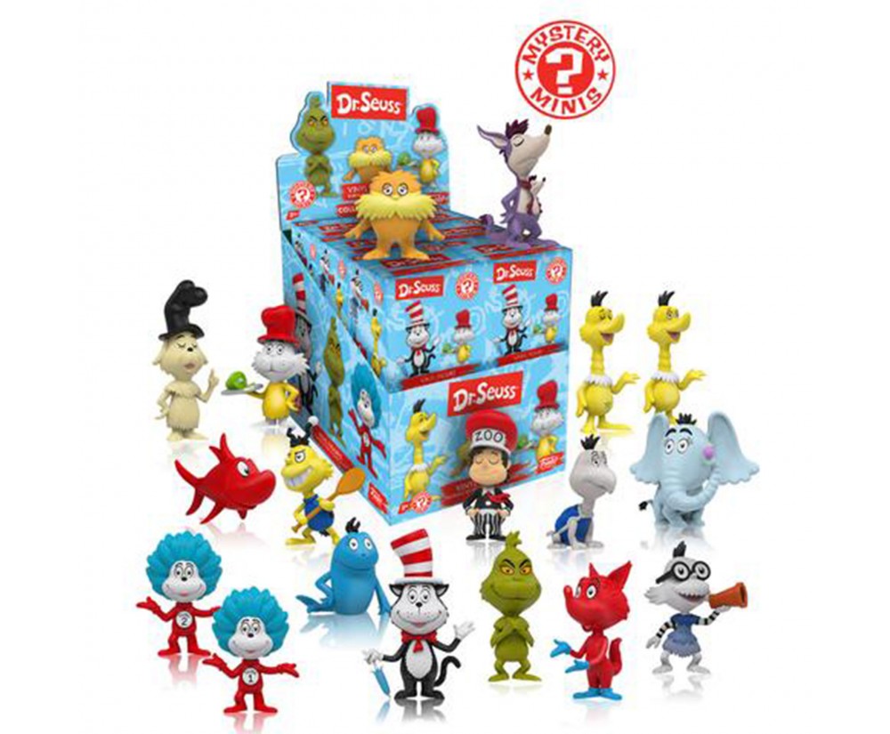 Dr. Seuss W1 - Toy - Mystery Mini Figures - 12 pc PDQ