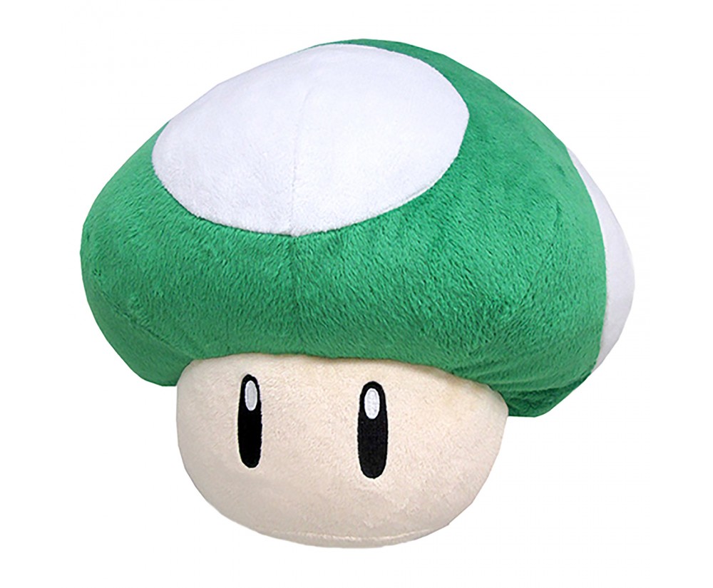 Mario 1UP Mushroom Pillow Mario Mushroom Plushy Pillow