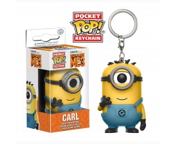 Pocket POP Keychain- Vinyl Figure - Toy - Despicable Me 3 - Carl (in Minion Jumpsuit)