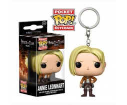 Pocket POP Keychain - Toy - Vinyl Figure - Attack on Titan - Annie Leonhart