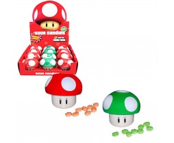 12 Pack - Super Mario Mushroom Soure Candy