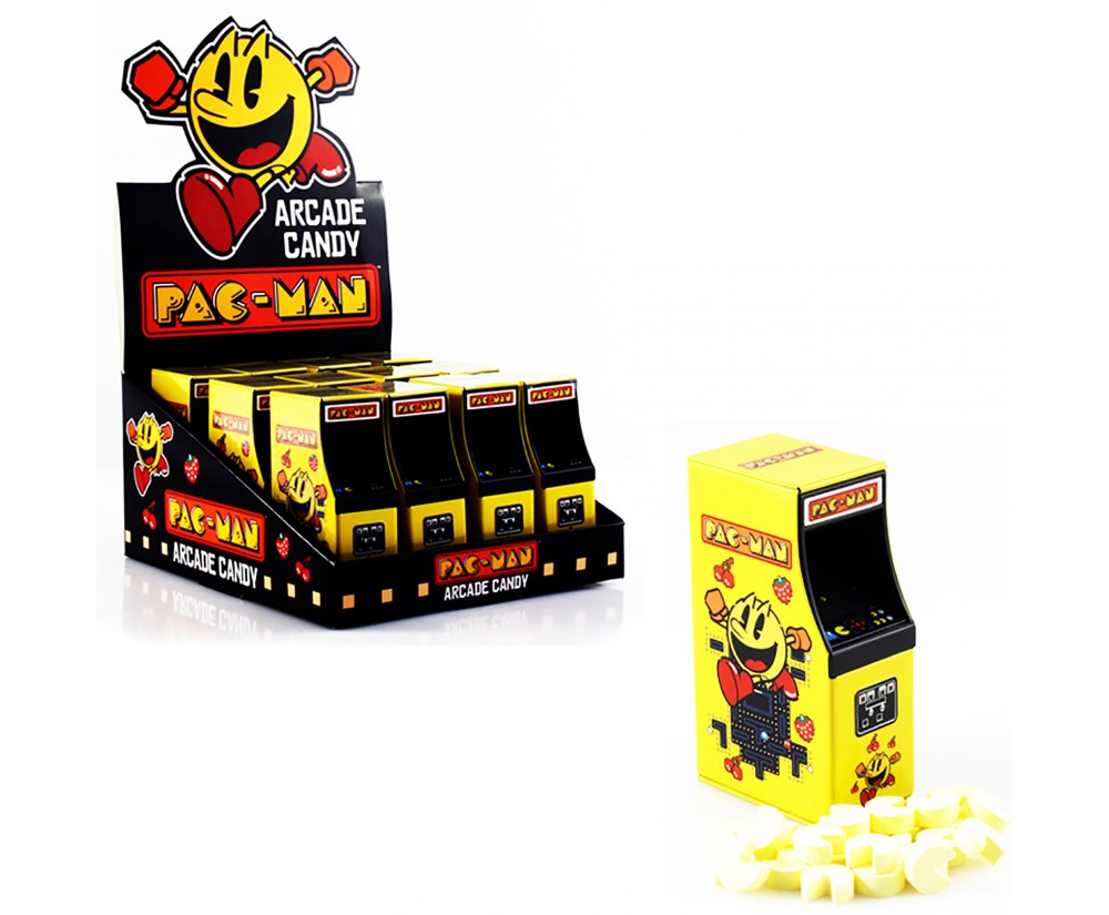 12pc - Pac-Man Arcade Tin Candy Collectible