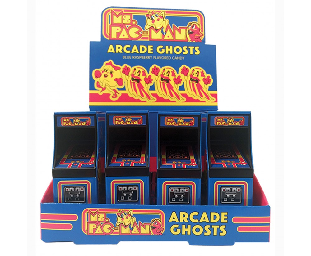 Ms. Pac-Man Arcade Ghosts Tin - Candy - 12pc