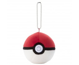 Plush - Toy - Pokemon - 3" Mocchi Mocchi Pokeball Keychain - PokeBall