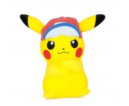 Plush - Toy - Pokemon - 10" Pikachu with Trainer Hat