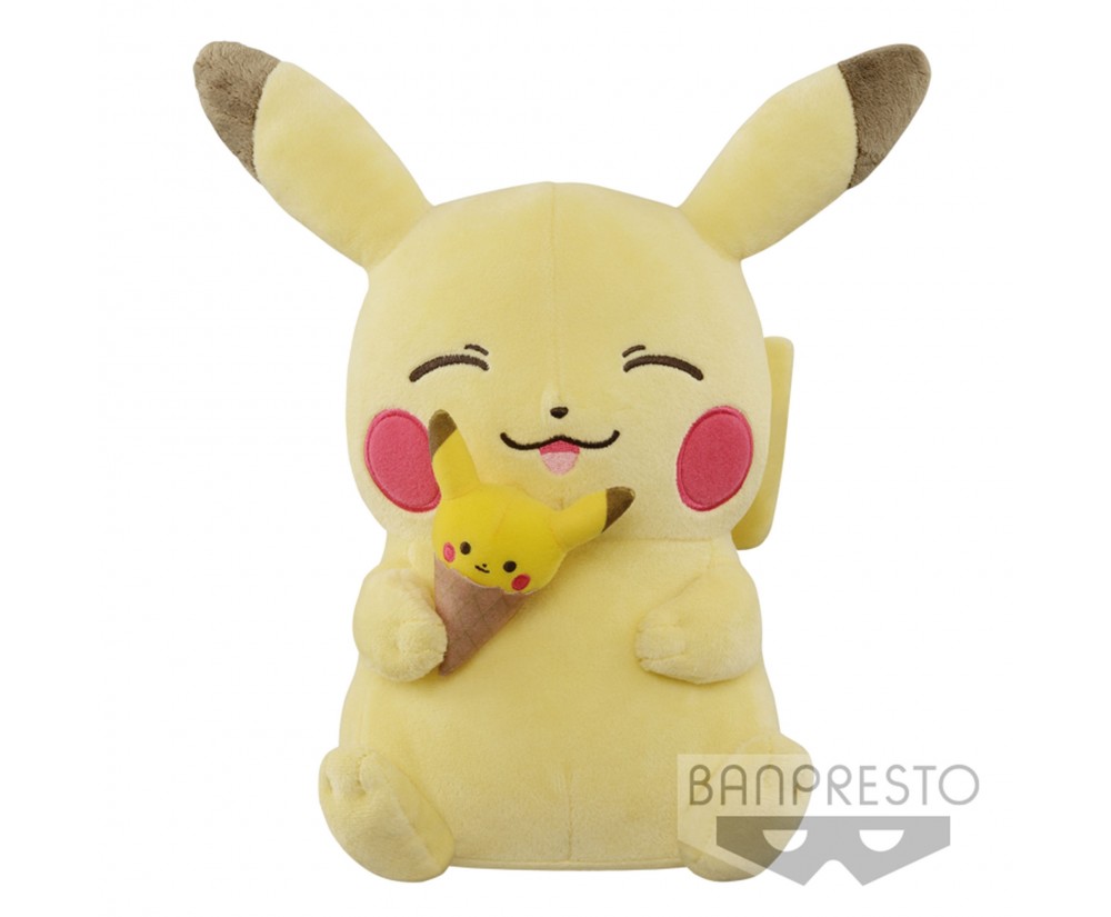 Plush - Toy - Pokemon - 10" Pikachu Tea Party
