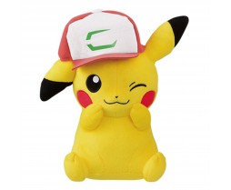 Plush - Toy - Pokemon - 10" Pokemon The Movie Vol4 - Pikachu with Sun Moon Hat - A