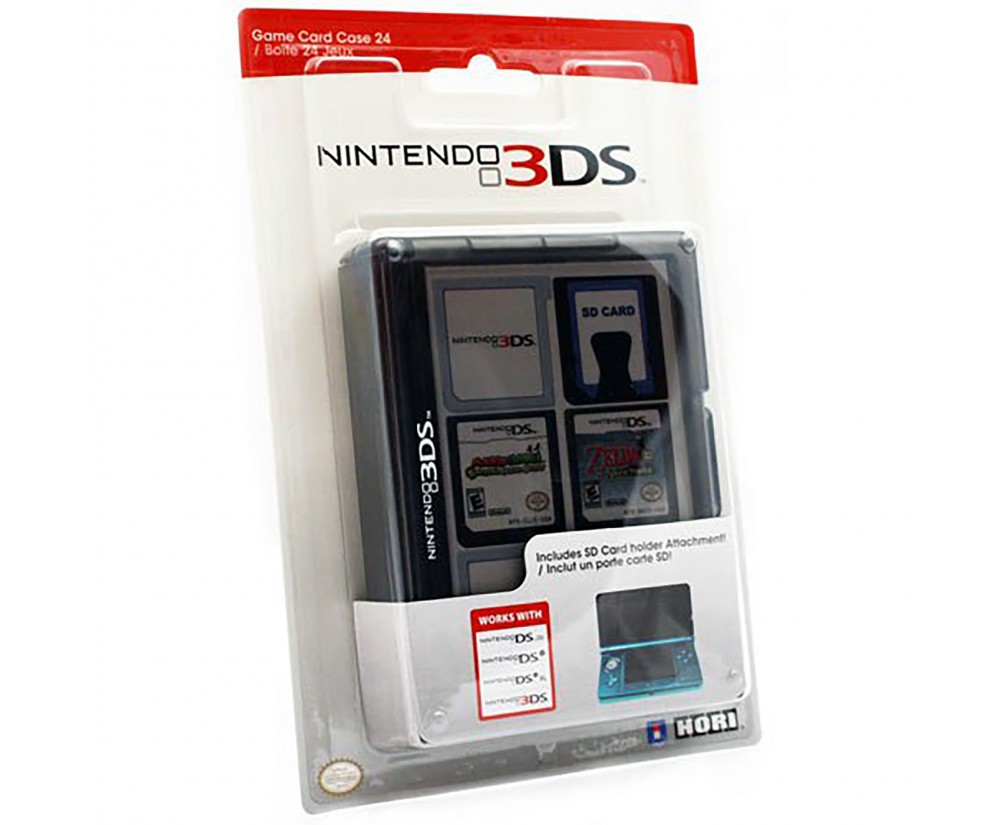 Case - 3DS - Game Card 24 - Black (Hori) Case - 3DS - Game Card 24 - Black (Hori)