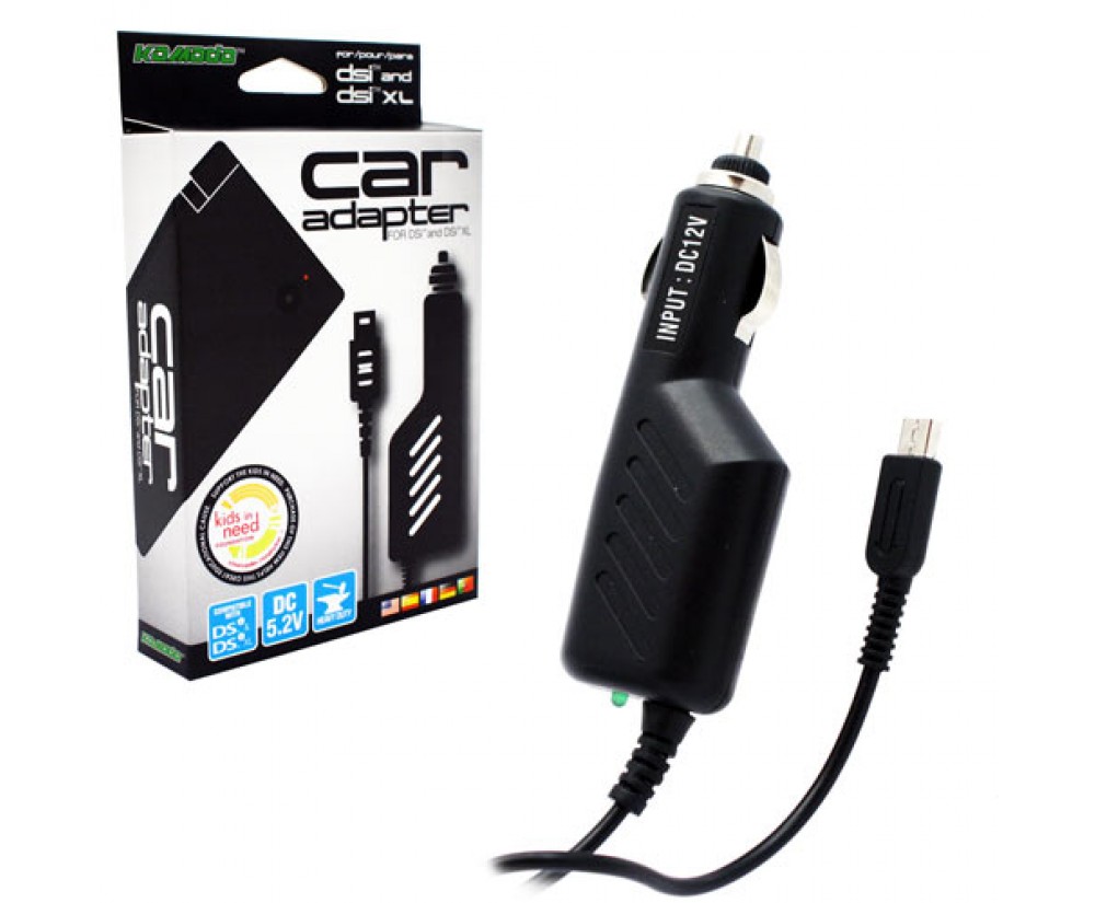 3DS/DSi/DSi XL- Adapter Travel Car Charger (KMD Komodo)