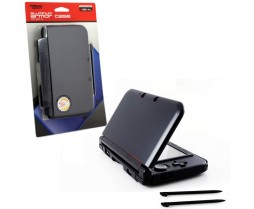 3dsxl Aluminum Case & Dual Stylus Set Black KMD