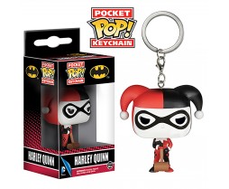Pocket POP Keychain- Vinyl Figure - Toy - DC Comics - Harley Qui