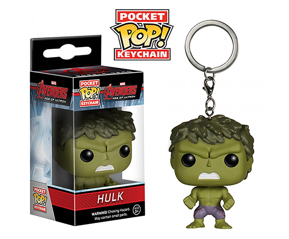 Pocket POP Keychain- Vinyl Figure - Toy - Avengers: Age Of Ultron - Hulk (Marvel)