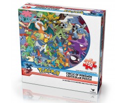 Puzzle - Toy - Pokemon - Circle Of Pokemon Lenticular Puzzle