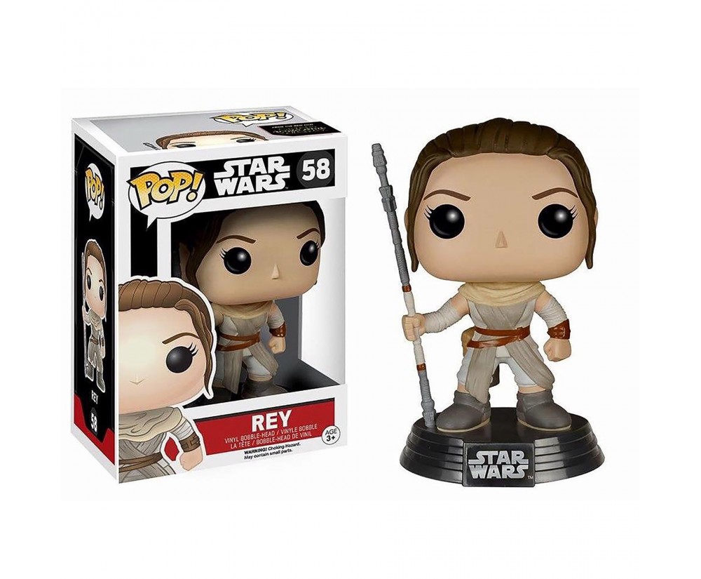 POP - Toy - Vinyl Figure - Star Wars: The Force Awakens - Rey