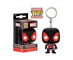 Pocket POP Keychain- Vinyl Figure - Toy - Marvel - Black Deadpool