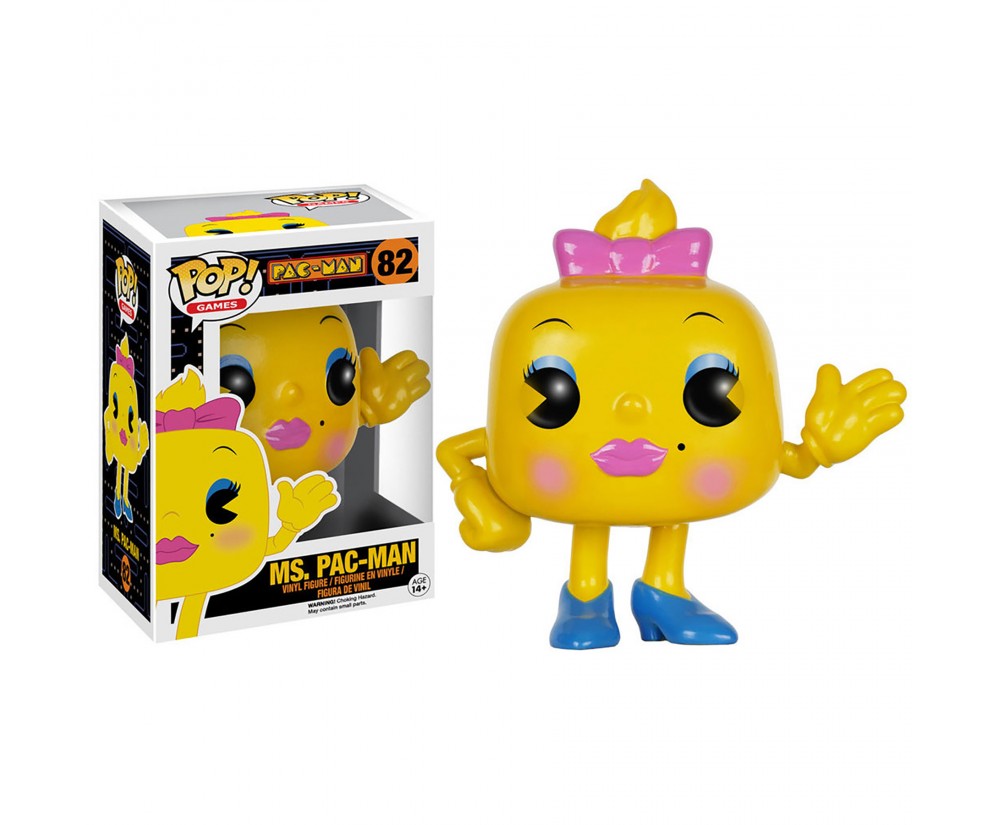 POP - Toy - Vinyl Figure - Pac Man - Ms. Pac Ma