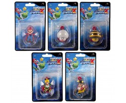 Mario Galaxy 2 - Toy - Key Chains - Wave 1 - 24 Pack (8 Bee Mario, 6 Bee Luigi, 6 Flying Mario, 2 Bee Mushroom, 2 Boo Mushroom) (Nintendo-L)