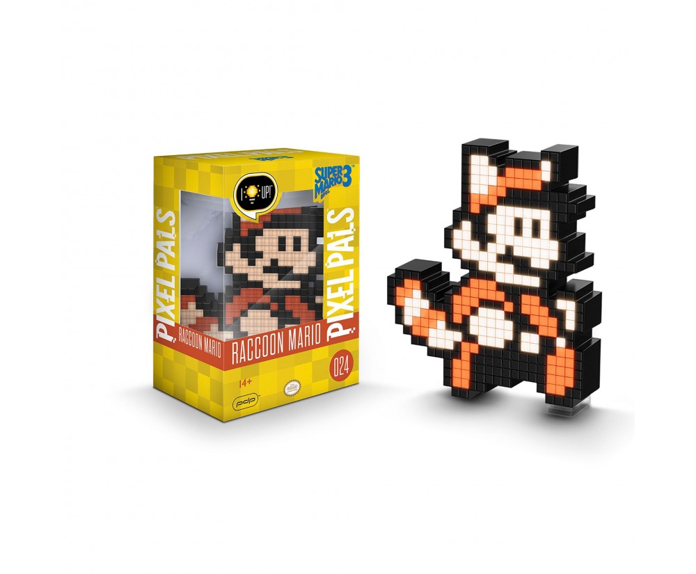 Pixel Pals - Novelty - Nintendo - Super Mario Bros - Raccoon Mario Pixel Pals - Novelty - Nintendo - Super Mario Bros - Raccoon Mario