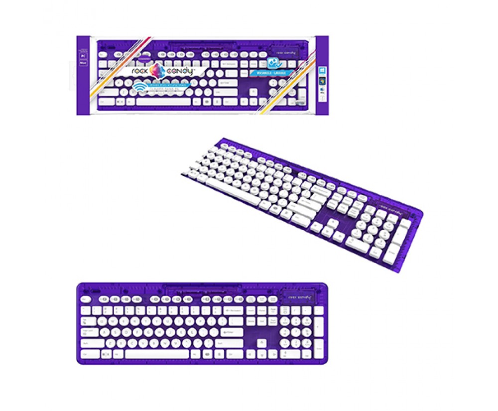 Keyboard - PC - Rock Candy - Wireless Keyboard - Cosmoberry (PDP)
