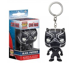 Pocket POP Keychain- Vinyl Figure - Toy - Civil War - Black Panther
