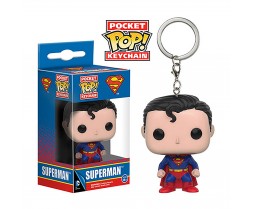 Pocket POP Keychain- Vinyl Figure - Toy - DC - Superma