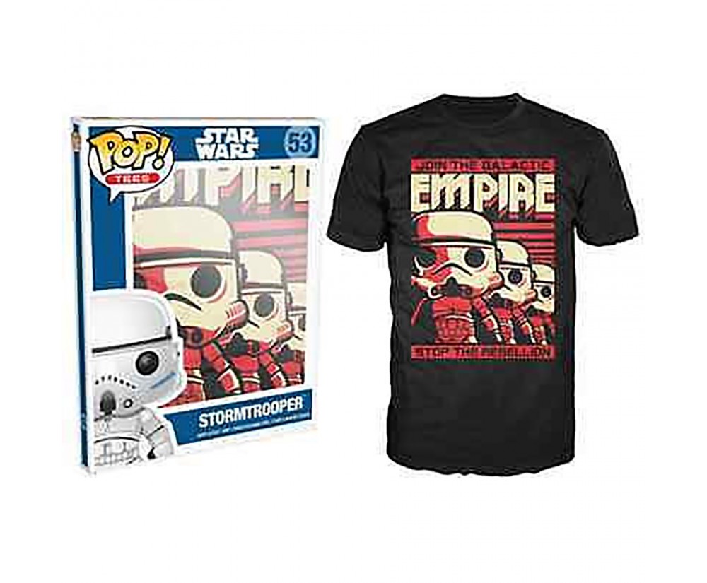 Funko - Novelty - T-Shirt - POP - Size Large - Star Wars - Stormtrooper Emp