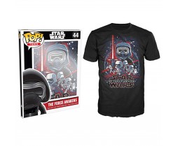 Funko - Novelty - T-Shirt - POP - Size Small - Star Wars Episode 7 - Force Awakens