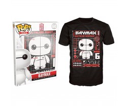 Funko - Novelty - T-Shirt - POP - Size XL - Big Hero 6 - Baymax Tech