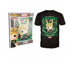 Funko - Novelty - T-Shirt - POP - Size Medium - Marvel - Loki's Army Poster