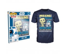 Funko - Novelty - T-Shirt - POP - Size XL - Star Wars - C3PO R2D2 Poster
