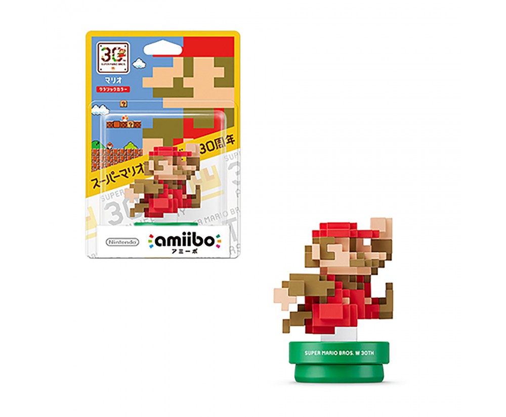 8bit Classic Color Mario Wii U Amiibo - Mario 30th Anniversary Amiibo