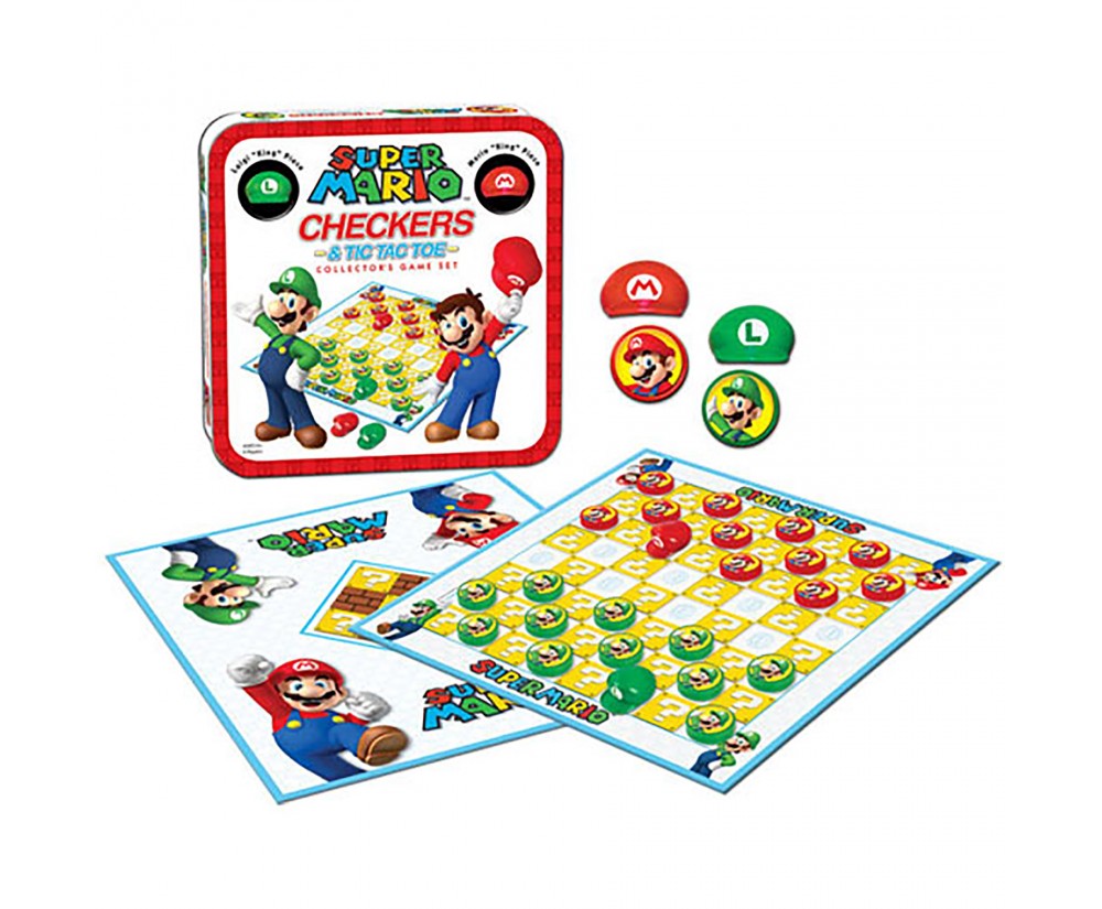 Super Mario Checkers/Tic Tac Toe Combo