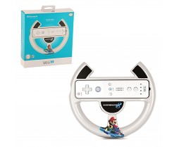 Controller - Wii U - Mario Kart 8 - Mario Racing Wheel - White (Power A)